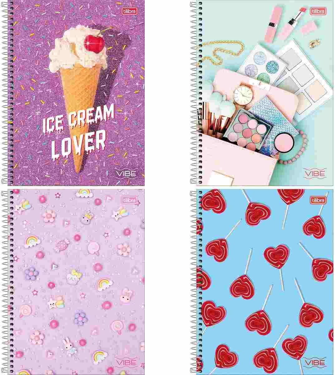 CADERNO 1X1 VIBE FEM. C.D.